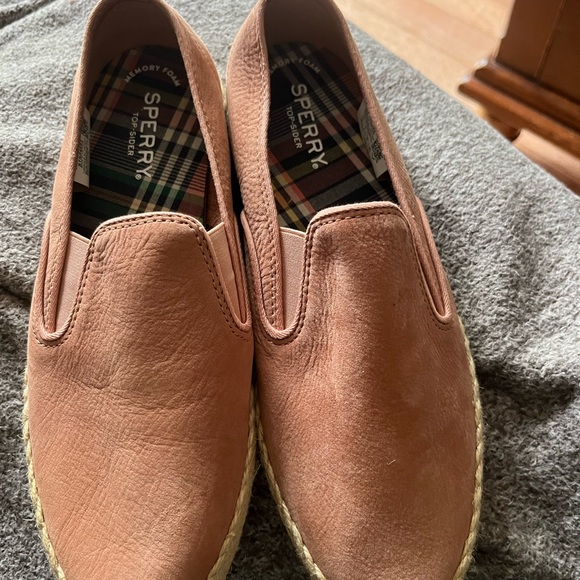 Sperry Womens Sailor Twin Gore Leather/Jute Boat Shoes - Picture 5 of 7